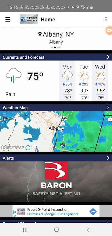 WTEN Storm Tracker - NEWS10 screenshot 1