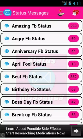 Status Messages screenshot 1