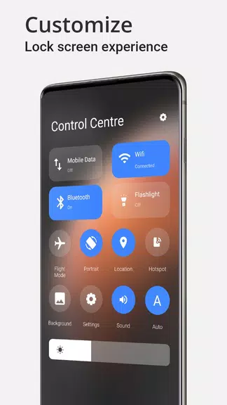 Modern Mi style Lock Screen स्क्रीनशॉट 2