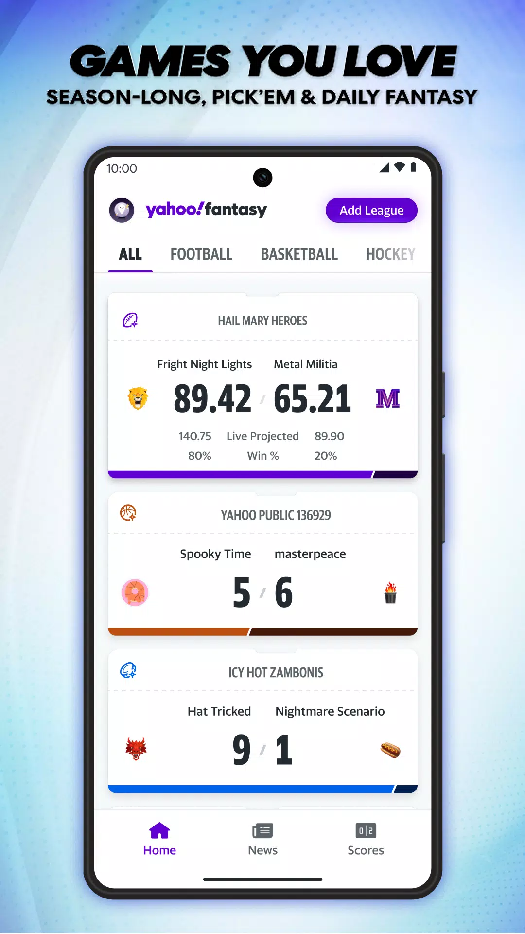 Screenshot Yahoo Fantasy: Football & more 1