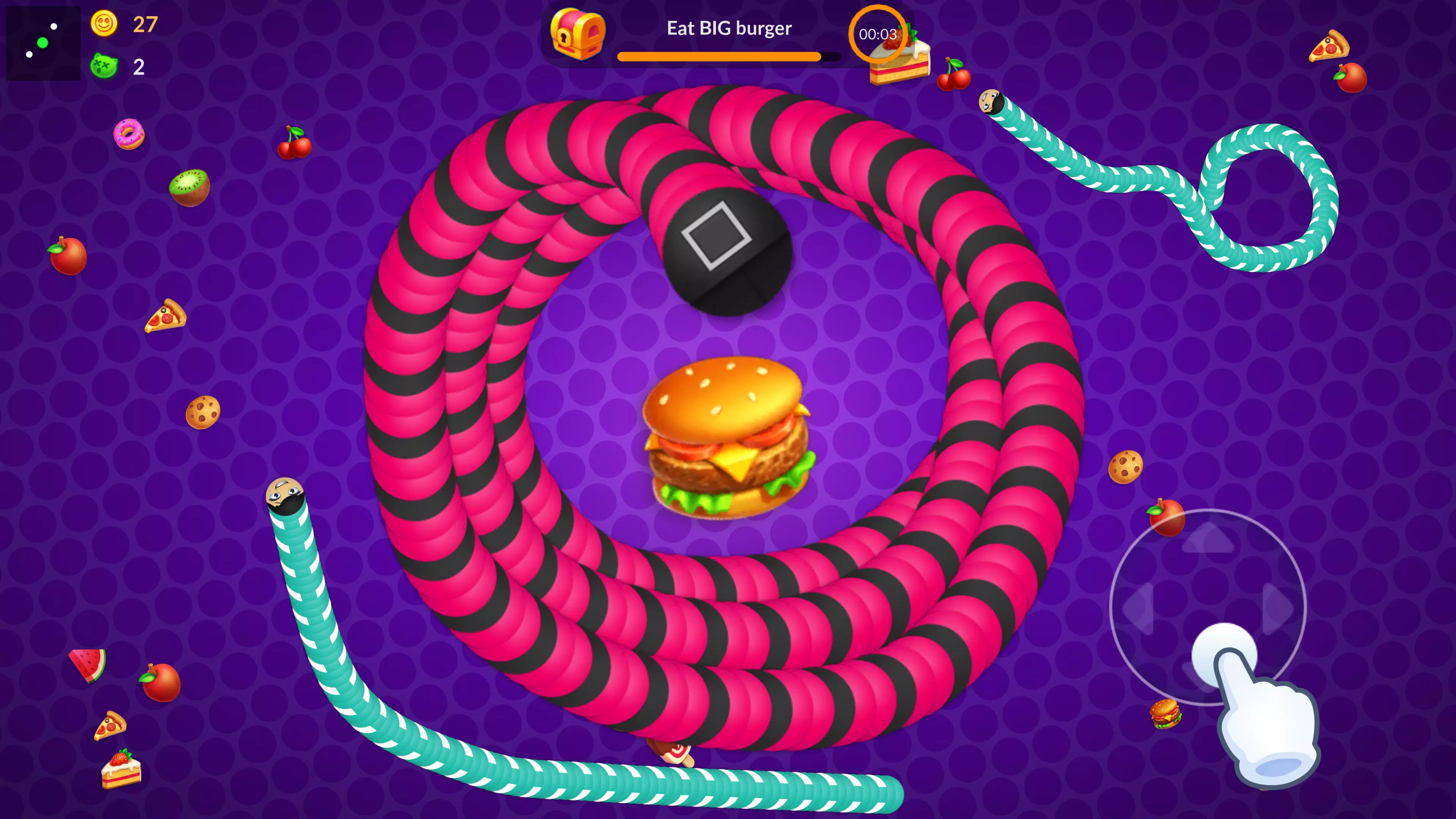 Snake Worms .io: Fun Game Zone экрана 1