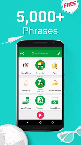 Learn Thai - 5,000 Phrases captura de pantalla 