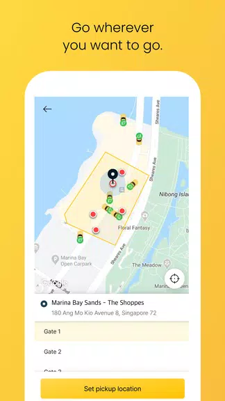 TADA - Taxi, Cab, Ride Hailing экрана 3