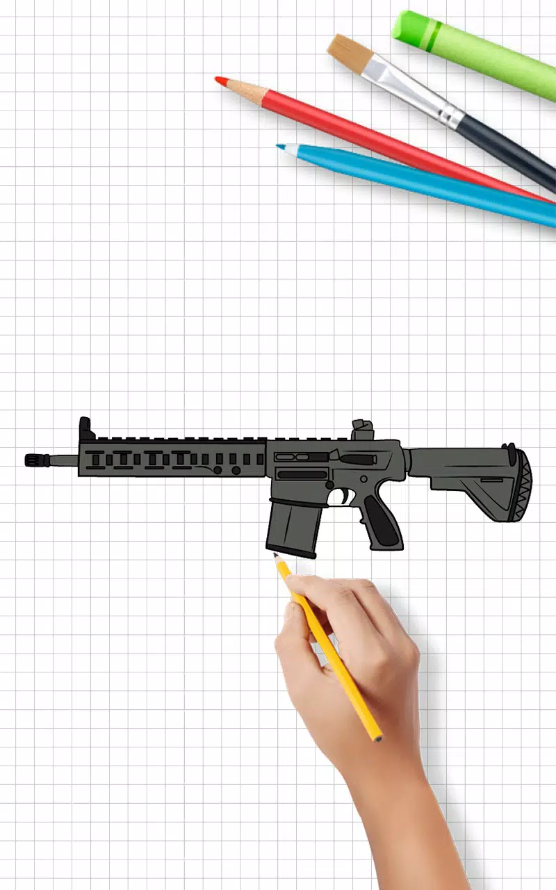 How to draw weapons step by st应用截图第4张