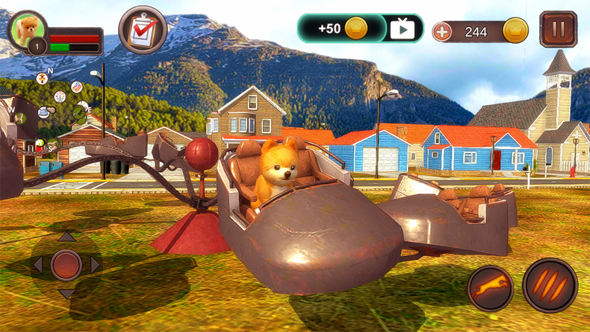 Pomeranian Dog Simulator ဖန်သားပြင်ဓာတ်ပုံ 4