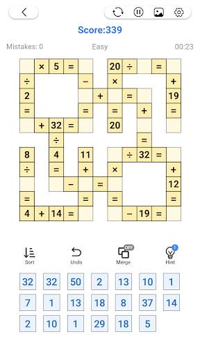 Math Number: Cross Math Puzzle screenshot 1