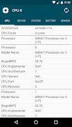 CPU-X zrzut ekranu 2