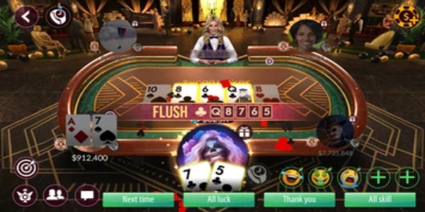 Zynga Poker Mod ဖန်သားပြင်ဓာတ်ပုံ 1