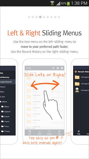 ALZip – File Manager & Unzip स्क्रीनशॉट 4