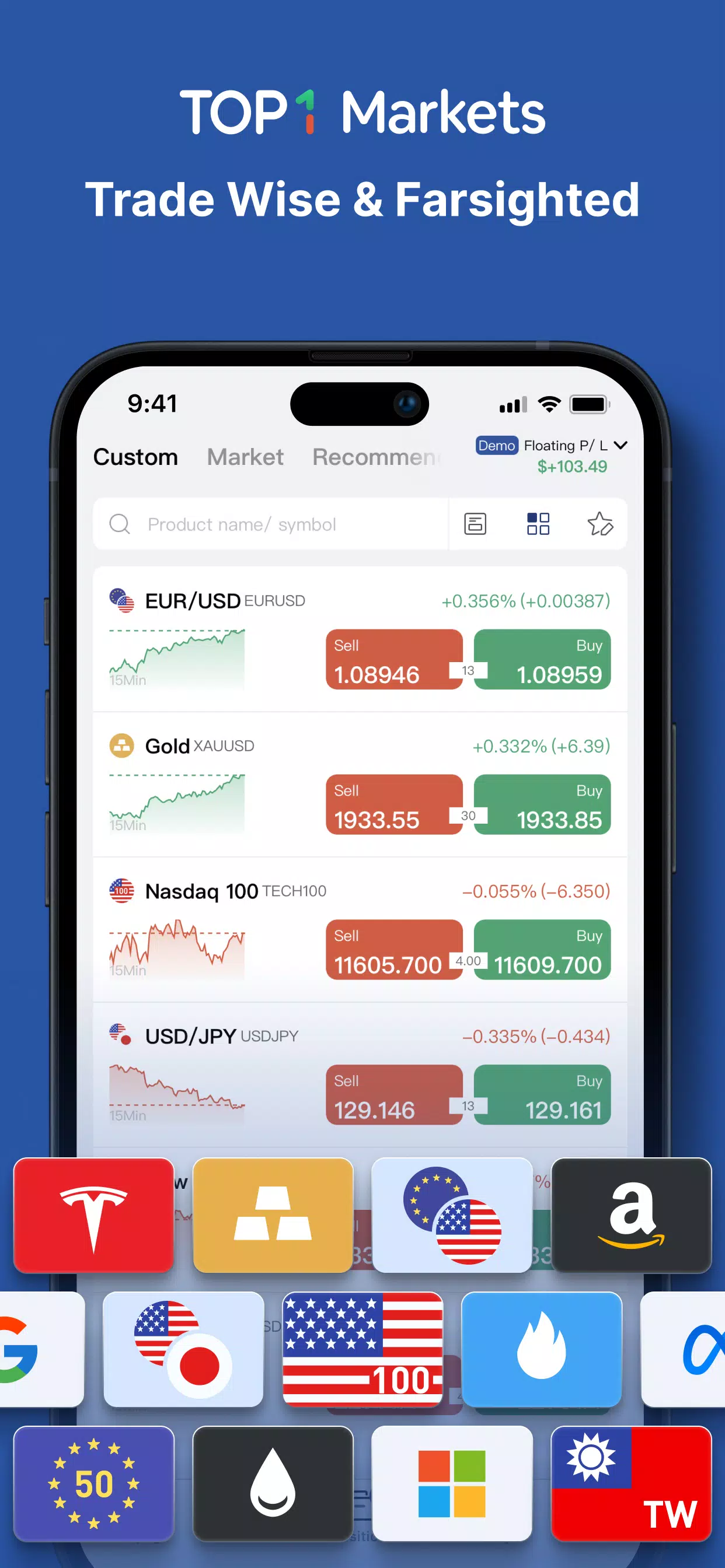 Screenshot Social Investing 1