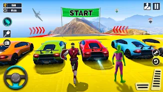 GT Car Stunt Game:Car Games 3D zrzut ekranu 1