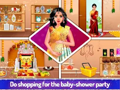 Indian Fashion Mom Baby Shower ảnh chụp màn hình 4