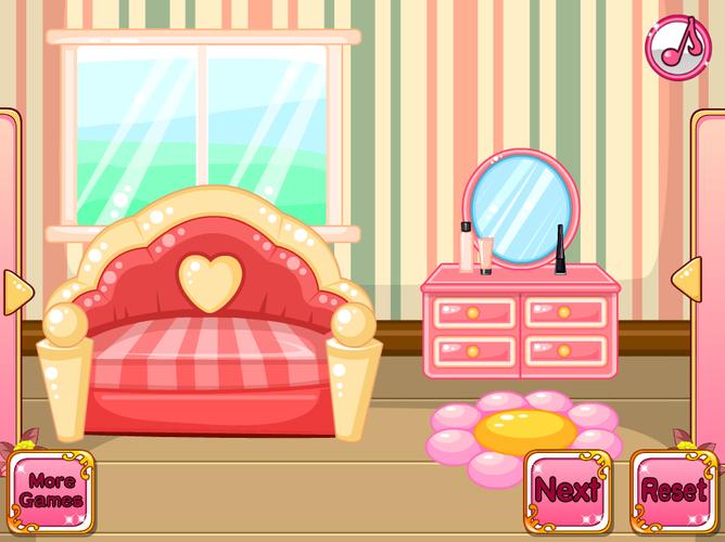 Princess Doll House Decoration captura de pantalla 