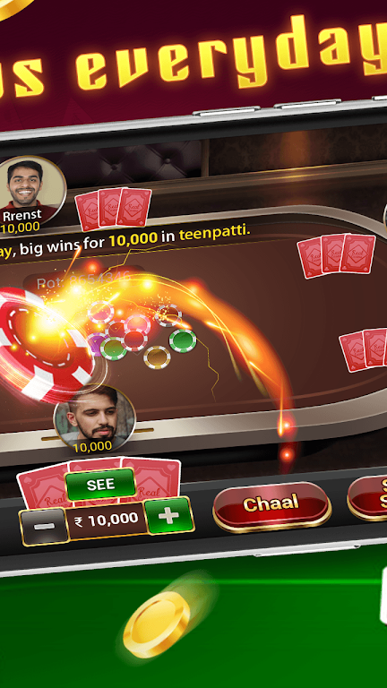 Teen Patti Gold - traditional online poker game screenshot 2