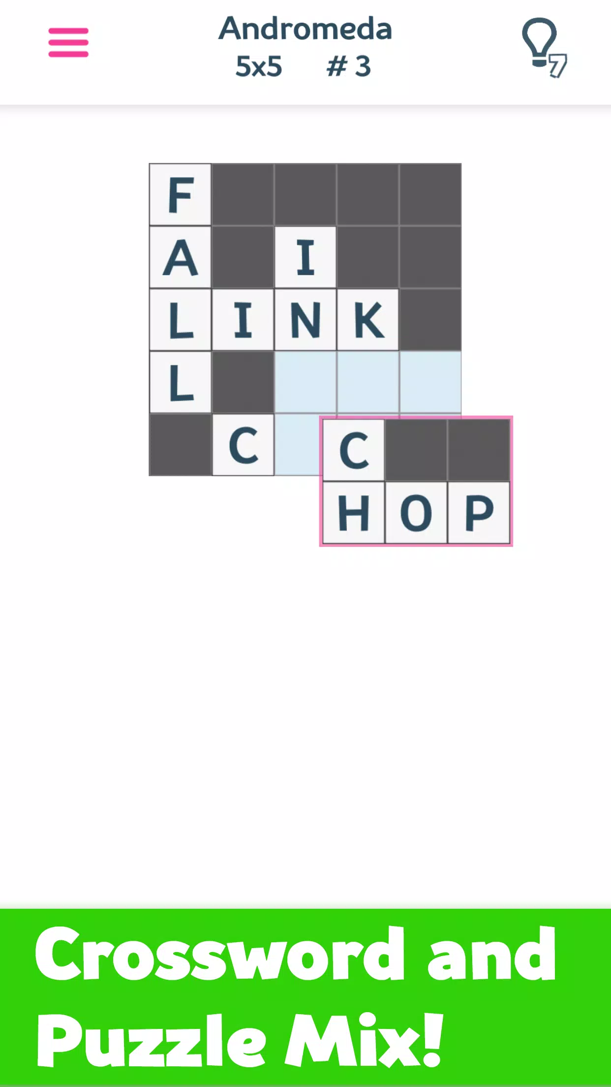 Crosswords(Fill-Ins+Chainword) Screenshot 1