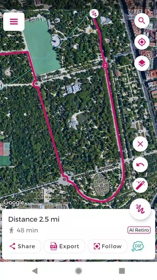 Just Draw It! - Route planner screenshot 3