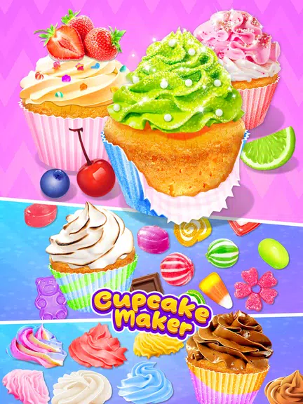 Cupcake Maker: Unicorn Cupcake ဖန်သားပြင်ဓာတ်ပုံ 2