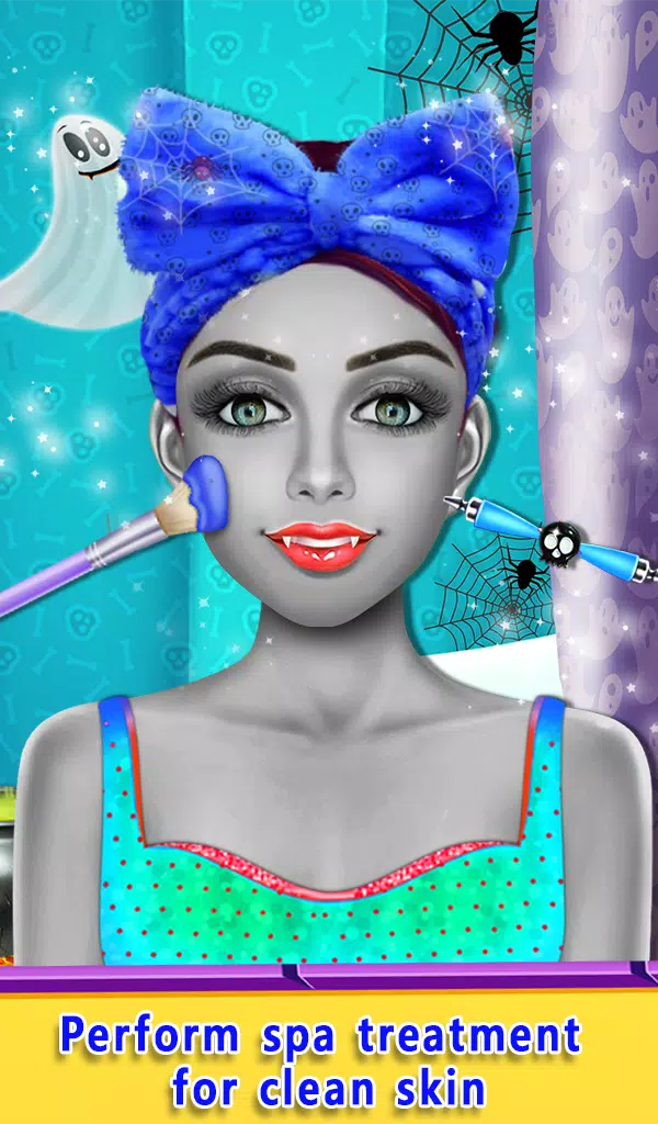 Halloween Makeover Salon Games ekran görüntüsü 1