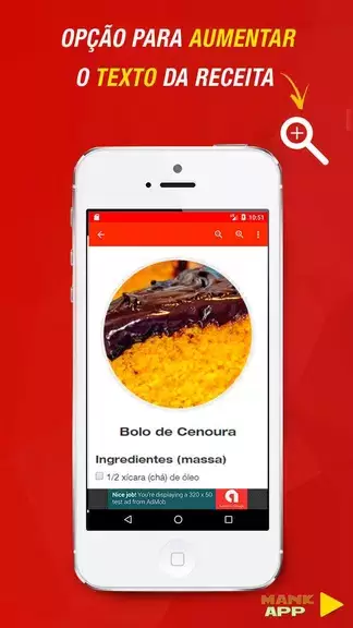 Receitas de Bolos Caseiros captura de pantalla 