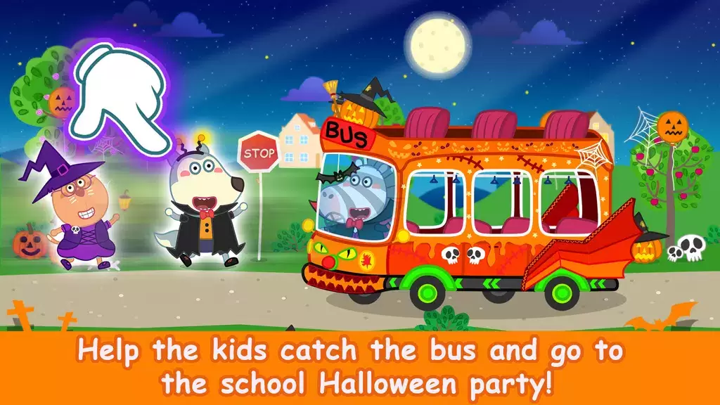 Wolfoo School Halloween Night ảnh chụp màn hình 3