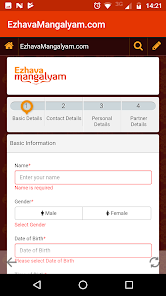 Ezhava Mangalyam Matrimony captura de pantalla 