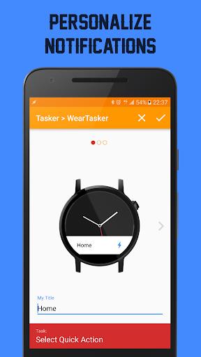 WearTasker - Tasker for Wear captura de pantalla 