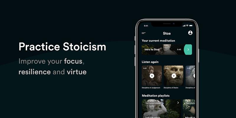 Stoa: Stoic Meditation ekran görüntüsü 1