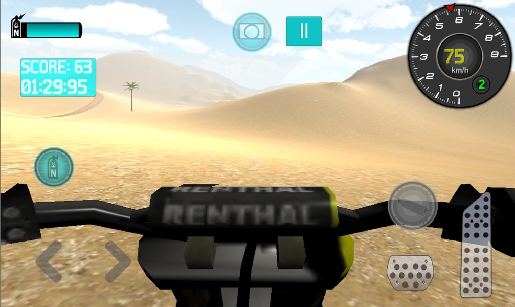 Screenshot Desert Motocross Rally 1