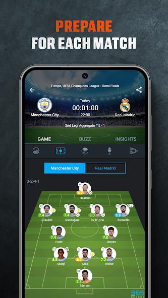 365Scores - Resultados en vivo captura de pantalla 