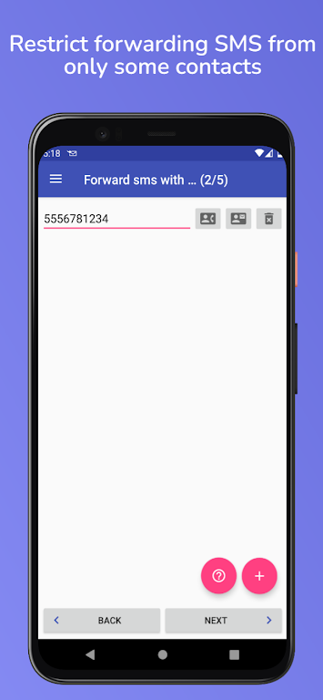 Auto forward SMS to PC / Phone Screenshot 3