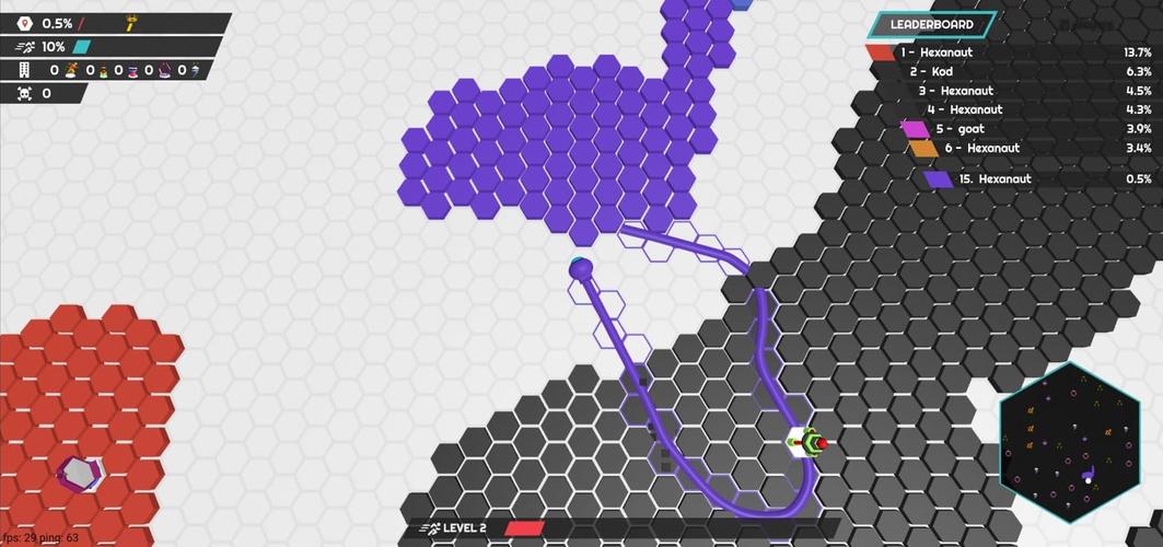 hexanaut.io Screenshot 2