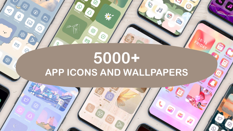 Themepack – App Icons, Widgets Mod captura de pantalla 