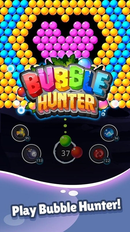 Bubble Hunter ဖန်သားပြင်ဓာတ်ပုံ 1