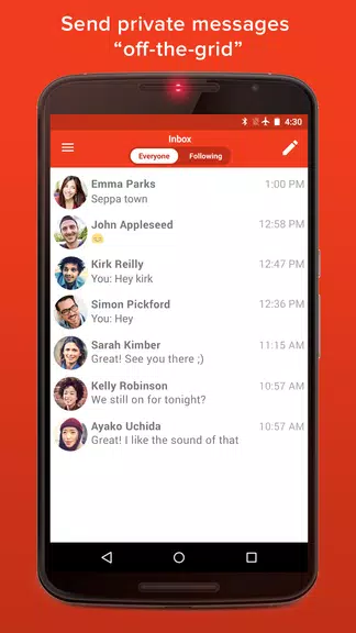FireChat captura de pantalla 