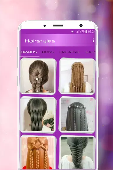 Hairstyles Step by Step Videos ဖန်သားပြင်ဓာတ်ပုံ 1