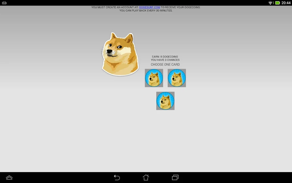 ScratchDogecoin screenshot 1