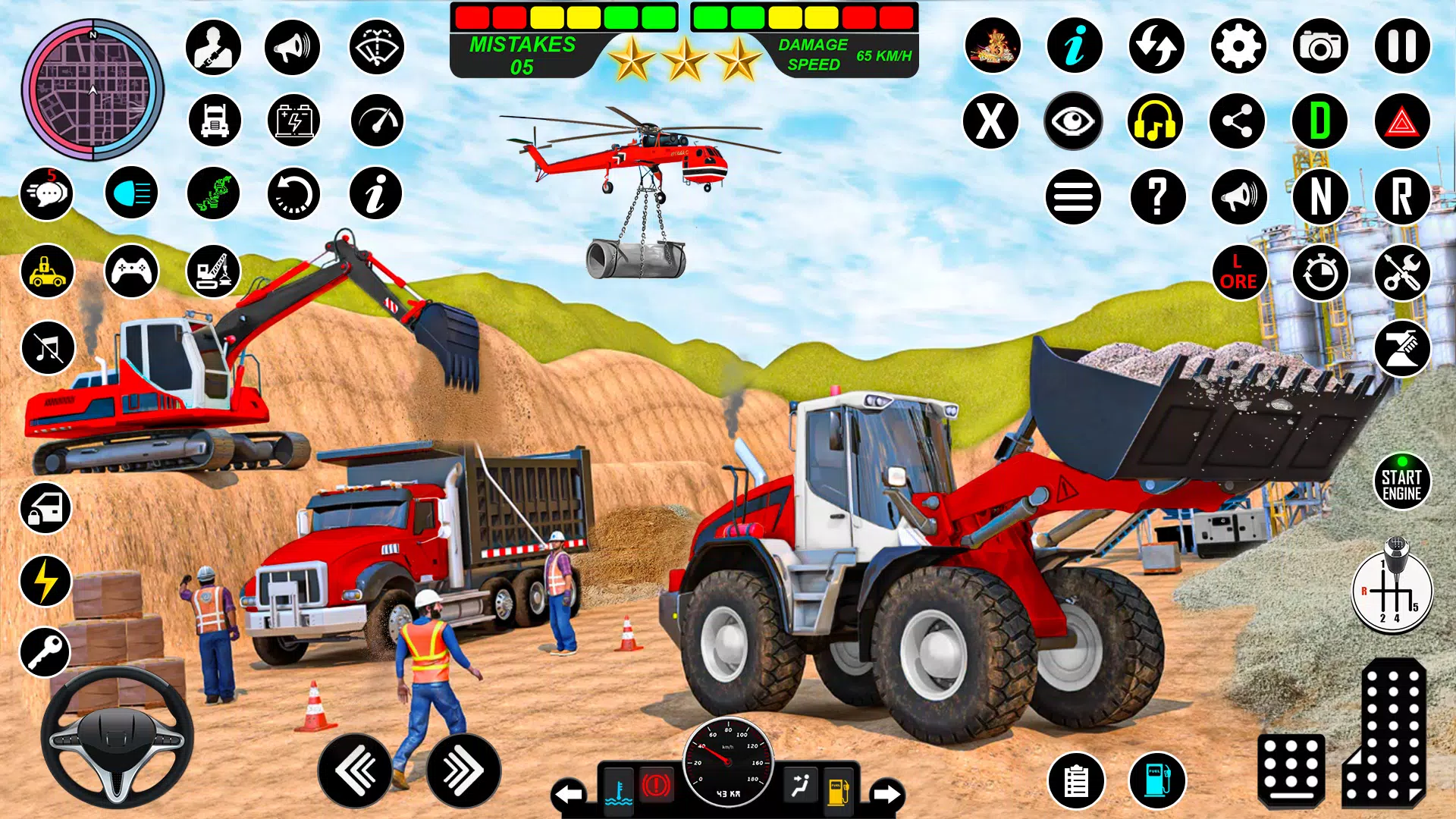 Snow Excavator Simulator Game zrzut ekranu 3