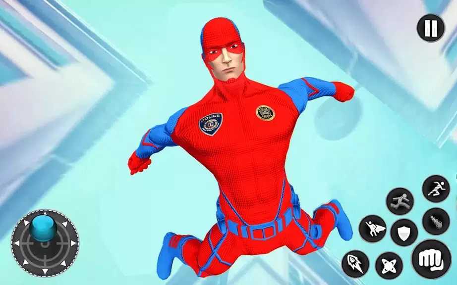 Captain Super Hero Man Game 3D ekran görüntüsü 1