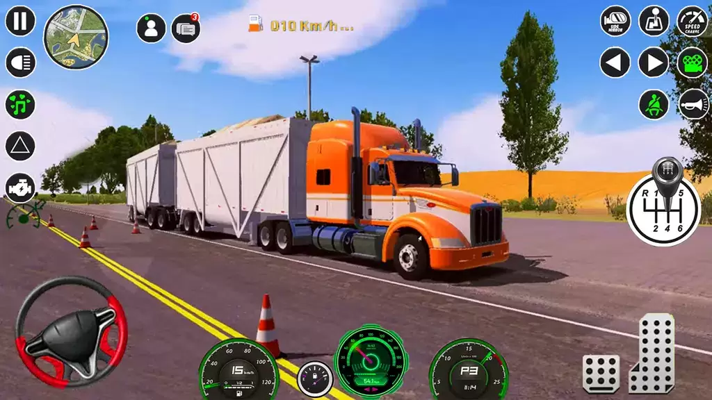 American Cargo City Driving 3D ekran görüntüsü 2