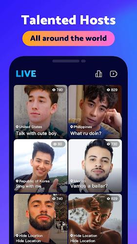 Blued: Gay Live Chat & Dating স্ক্রিনশট 1