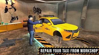 USA Taxi Car Driving: Car Game zrzut ekranu 4