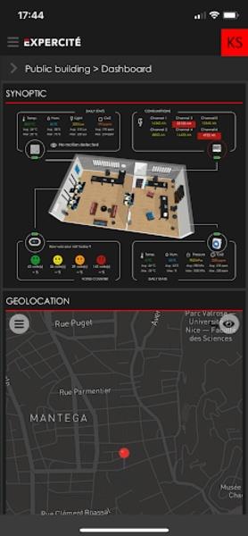 Expercité IOT Platform экрана 4