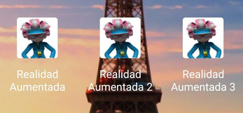 Realidad Aumentada App Android zrzut ekranu 3