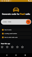 Ford radio code generator экрана 4