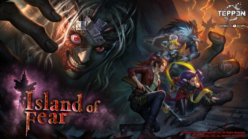 Artwork from Teppen featuring characters from Resident Evil and Street Fighter