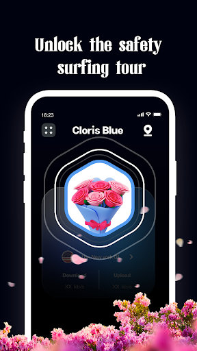 Cloris Blue VPN zrzut ekranu 1