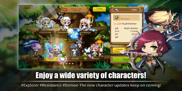 MapleStory M - Fantasy MMORPG MOD zrzut ekranu 3