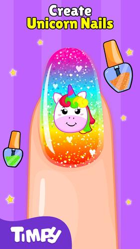 Nail Salon Games Acrylic Nails captura de pantalla 