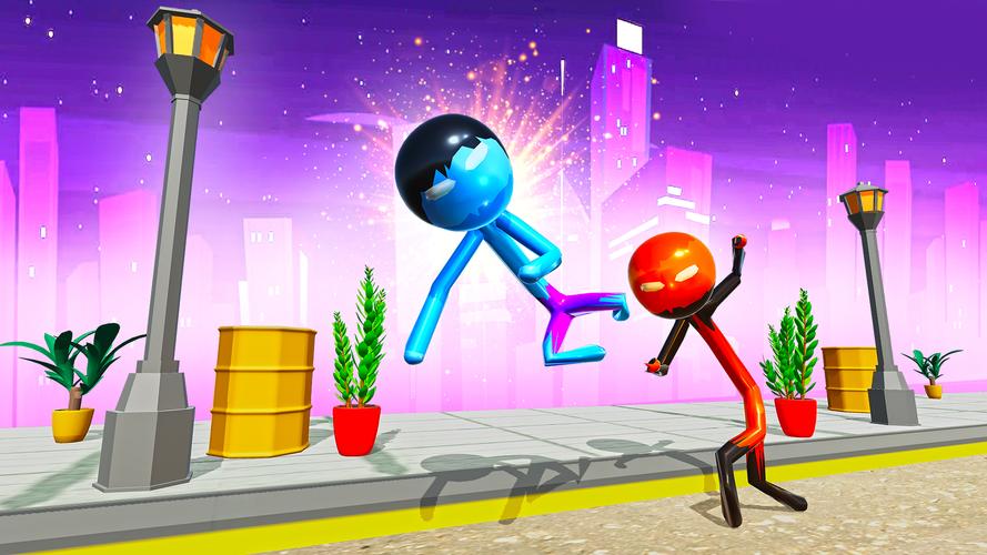 Stickman Ninja Fight: Ropehero应用截图第4张