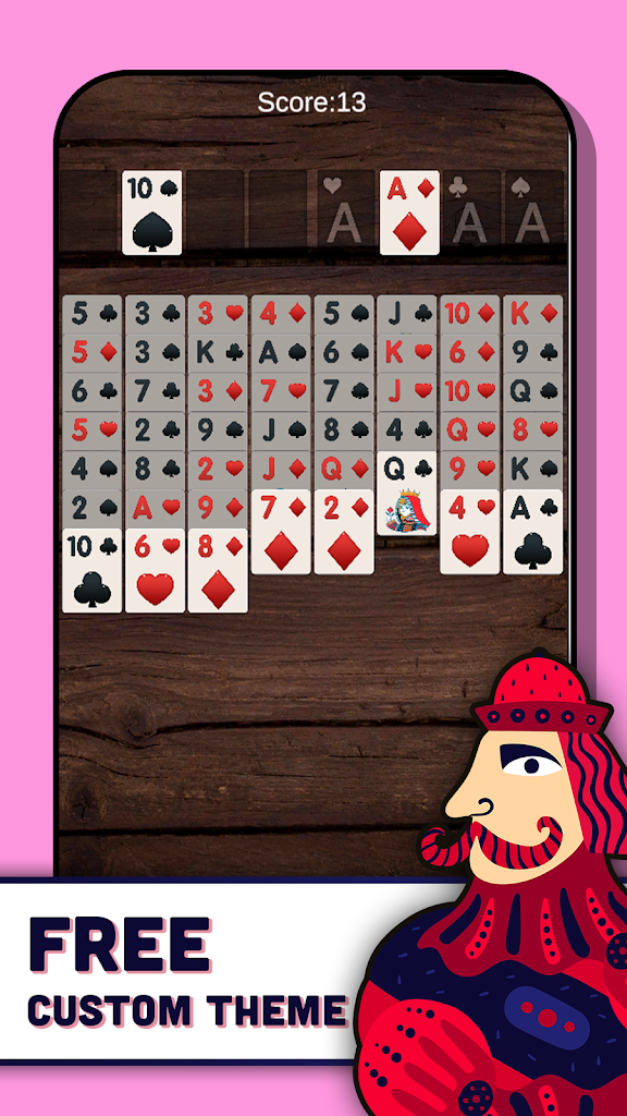 FreeCell Solitaire - Card Captura de tela 1